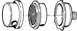 BUCHA DE REDUCAO EM ALUMINIO COM ROSCAS 3/4 -14 NPT(MACHO) X 1/4 -18 NPSF (FEMEA), ACESSORIO P/ TUBO -AT