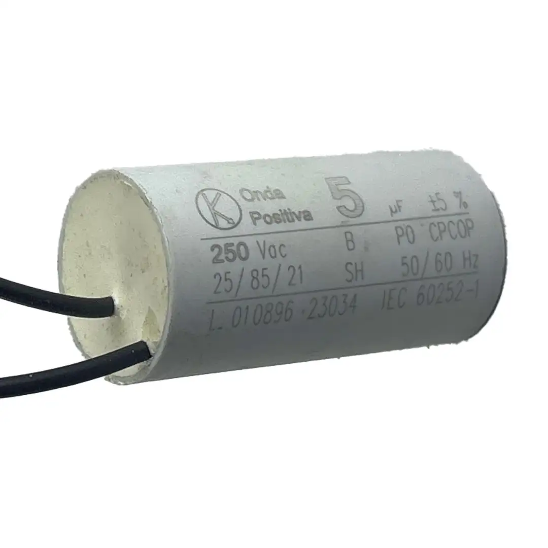 CAPACITOR PERMANENTE CABO 5UF 250V para diversos ONDA POSITIVA