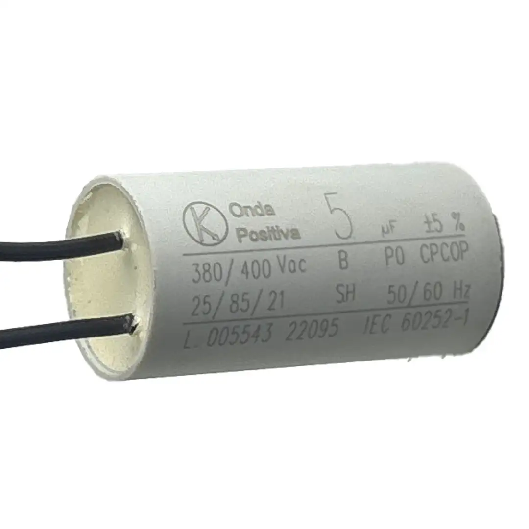 CAPACITOR PERM CABO 5UF 380/400V ONDA POSITIVA