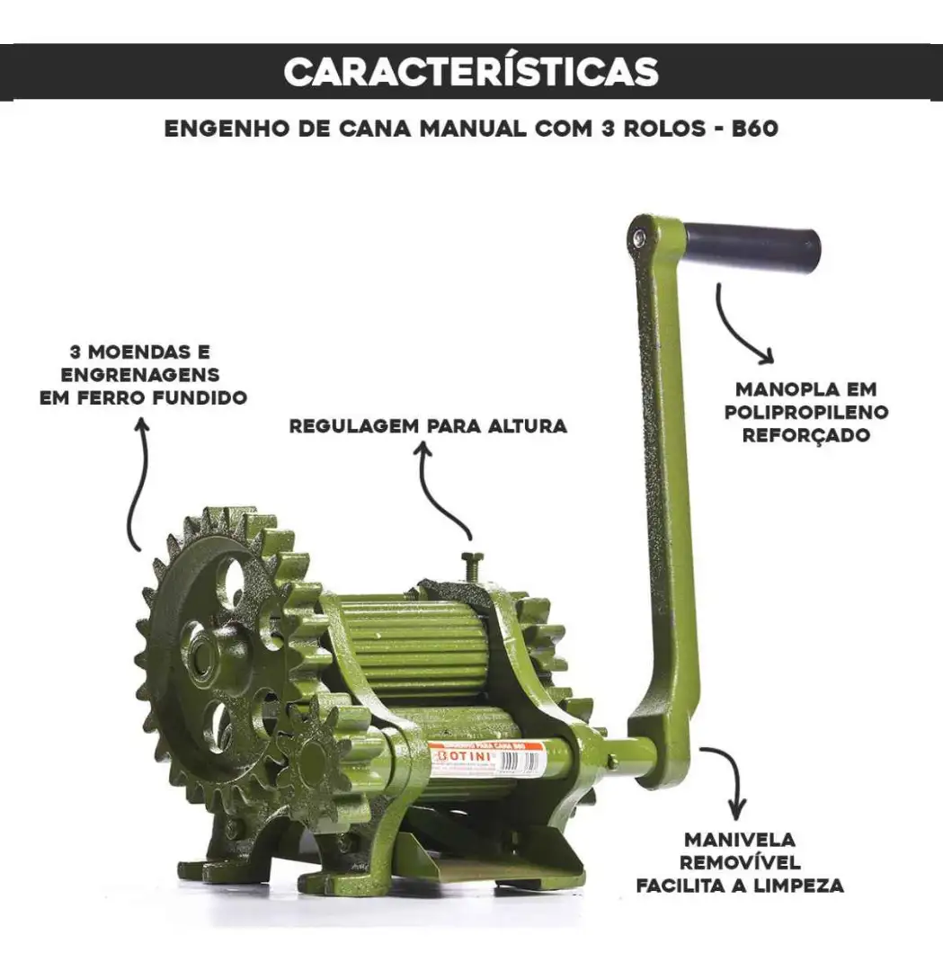 ENGENHO P/CANA B-60 15.EGR.60
