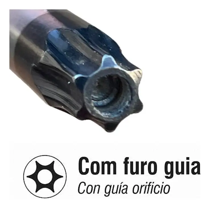 T15 CHAVE HEXALOBULAR RETA