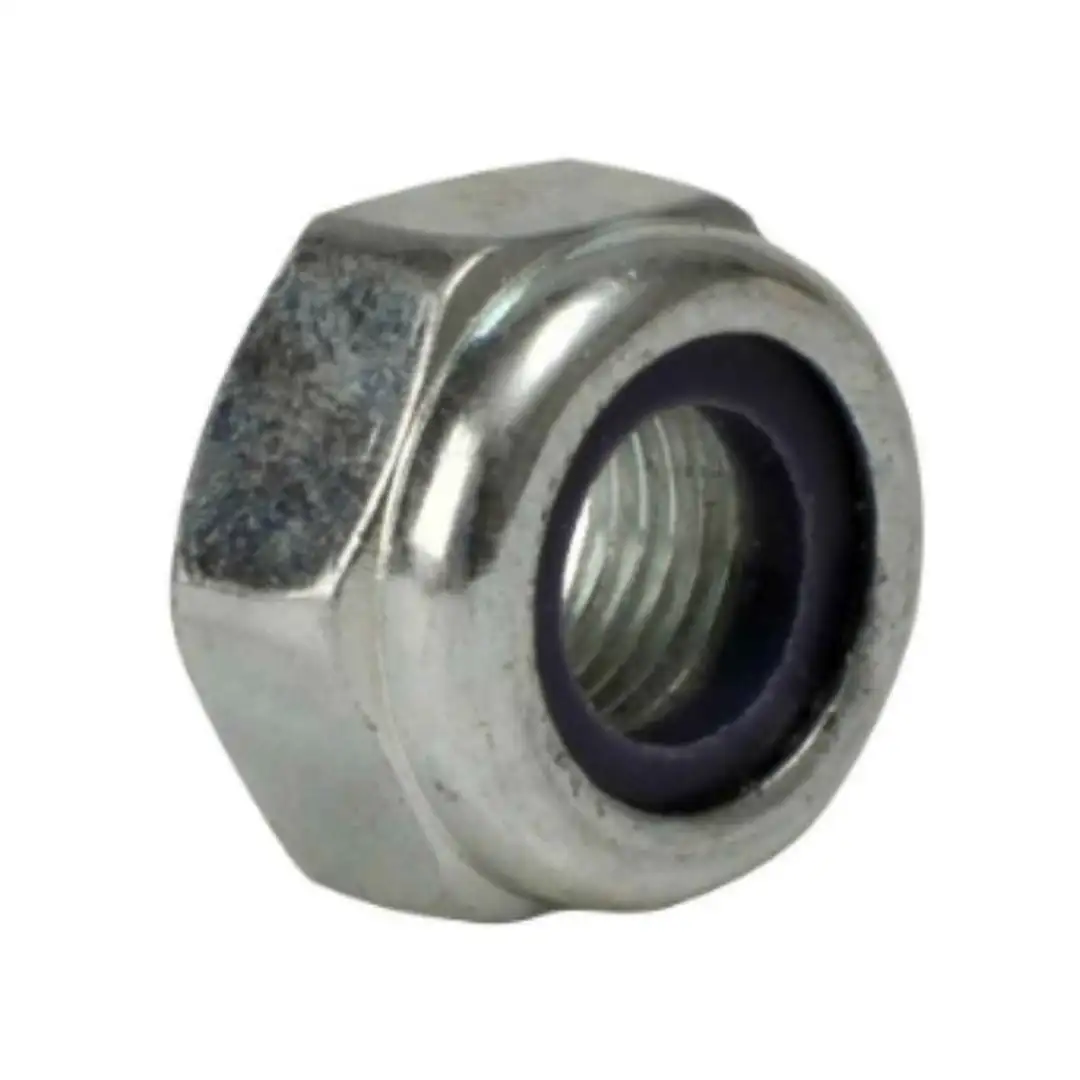 PORCA SEXTAVADA NYLON M 6,0MM ZINCADA