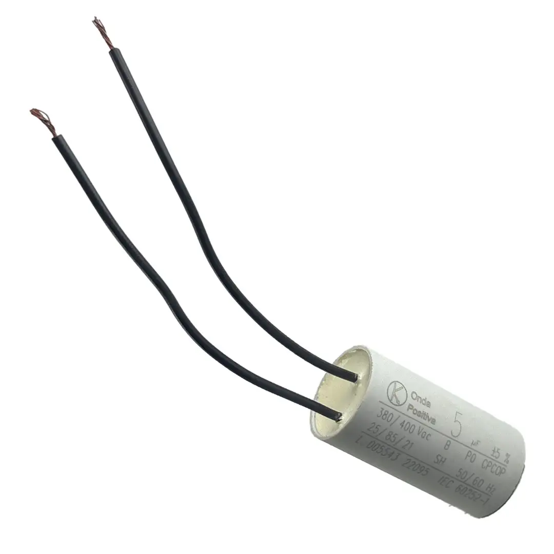CAPACITOR PERM CABO 5UF 380/400V ONDA POSITIVA