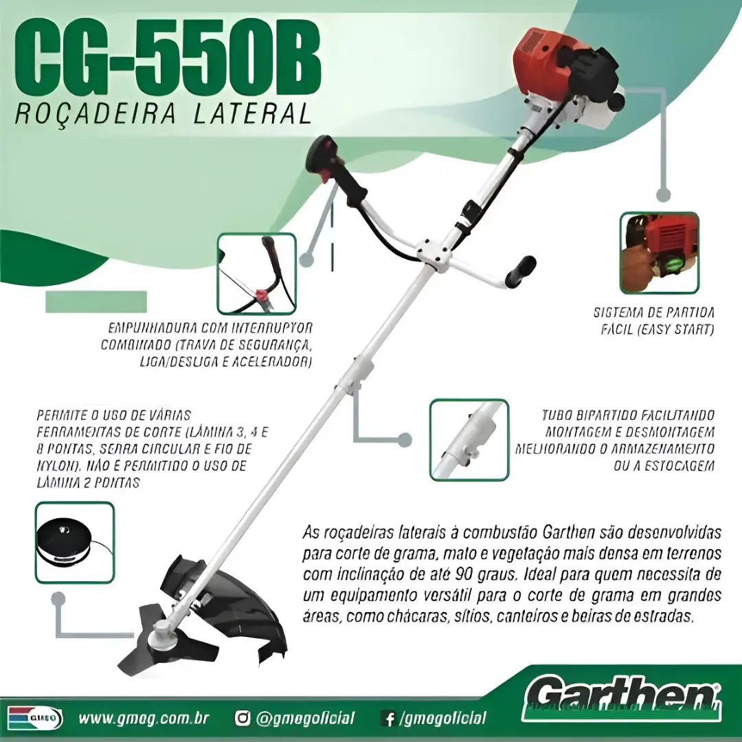 CG-550B - ROCADEIRA GASOLINA 51,7CC