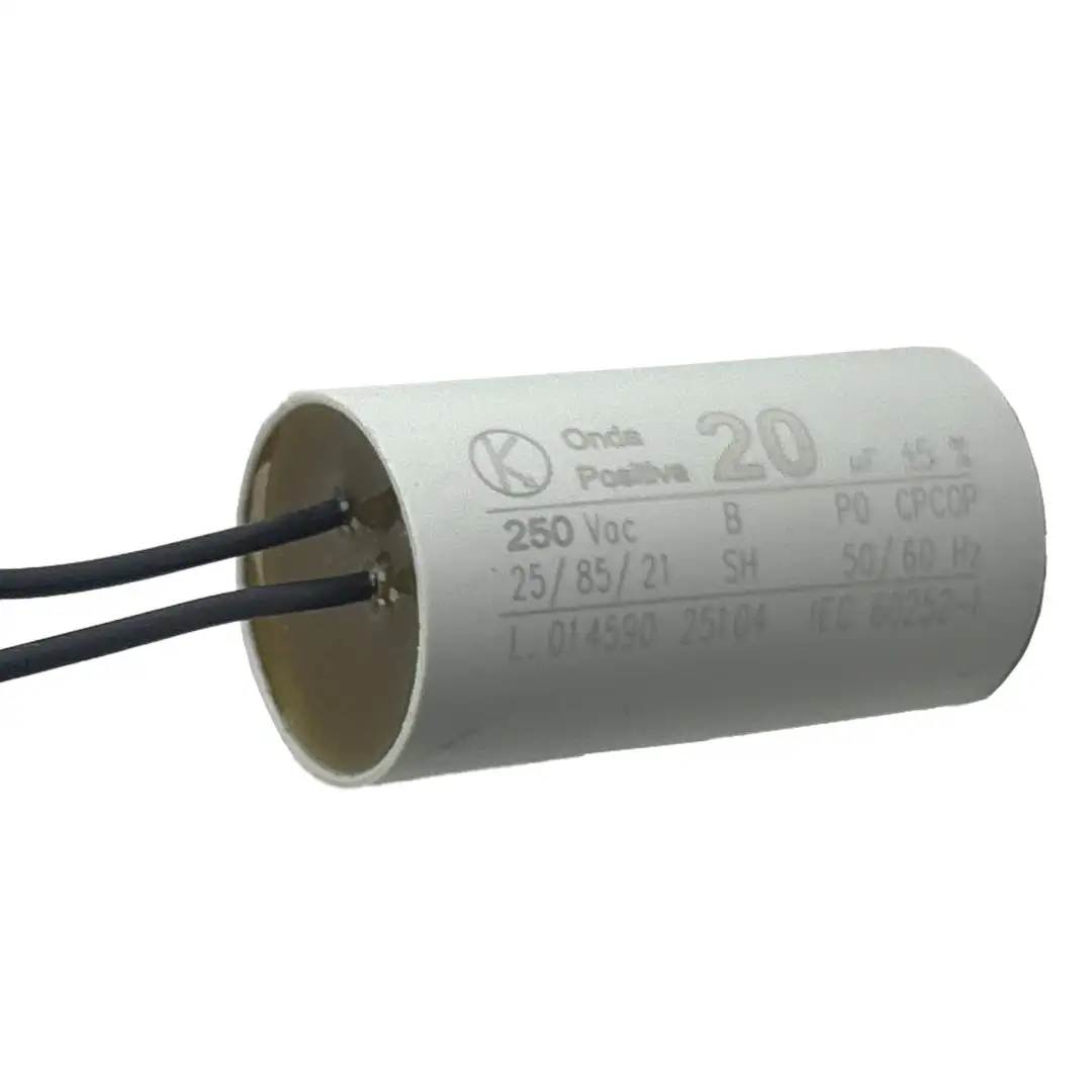 CAPACITOR PERM CABO 20,0 UF 380/400V ONDA POSITIVA