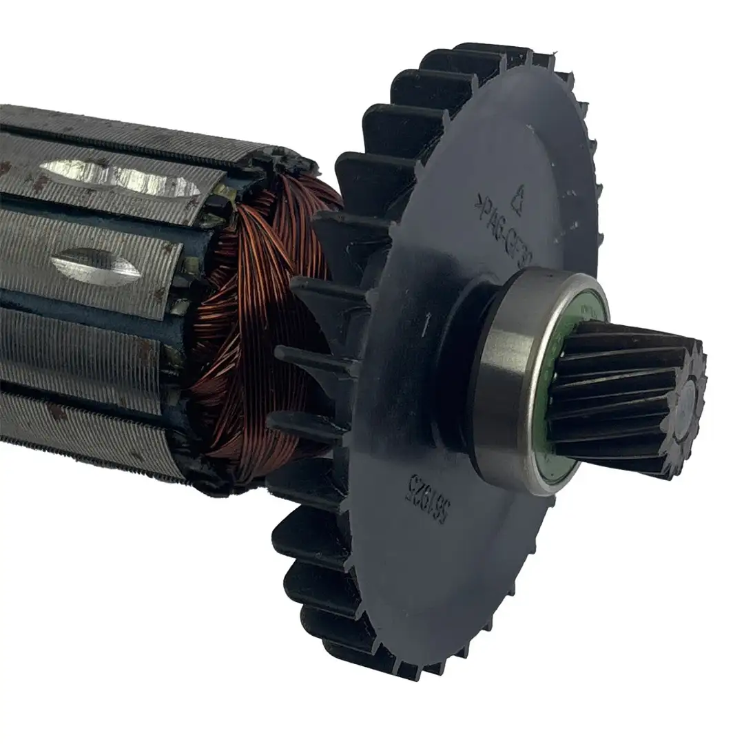 ROTOR C/ROLAMENTO E PINHAO 220V SERRA MARMORE para Serra Mármore DW862 Dewalt