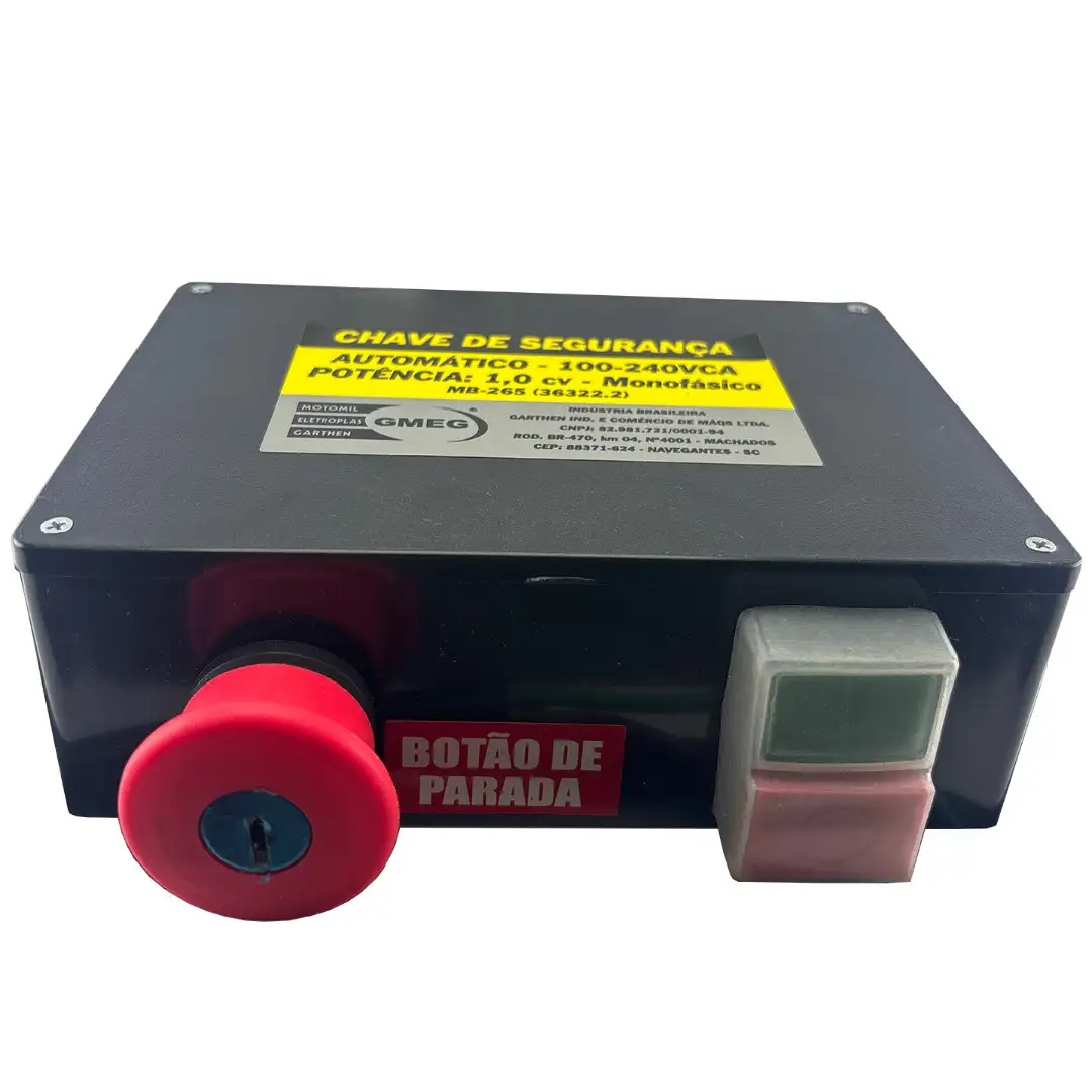 KIT CHAVE SEGURANCA 12 para Betoneira MB-265 Motomil